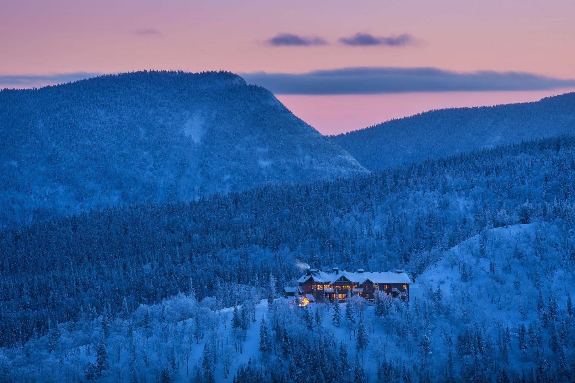 Auberge De Montagne Des Chic-Chocs Mountain Lodge - Sepaq Sainte Anne-des-Chênes Esterno foto